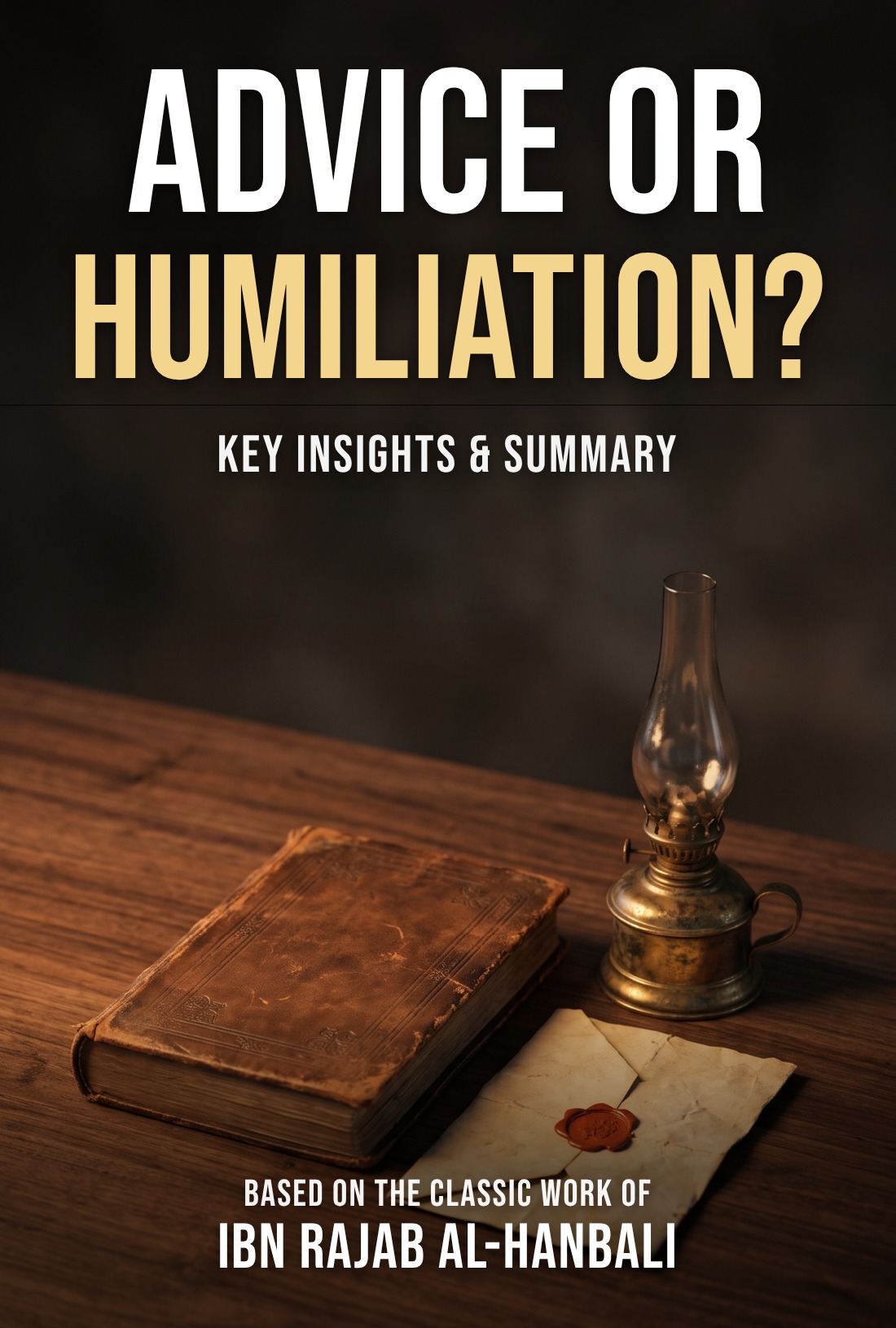 Advice or Humiliation? summary cover